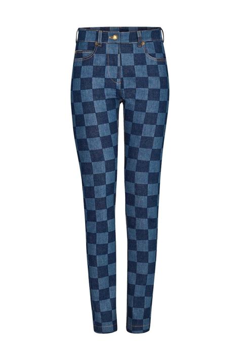 louis vuitton jeans ebay|louis vuitton checkered pants.